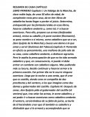 Quijote RESUMEN DE CADA CAPÍTULO