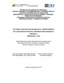 FACTORES LOGISTICOS QUE INCIDEN EN EL COMPORTAMIENTO DE LA BALANZA DE PAGO EN LA REPÚBLICA BOLIVARIANA DE VENEZUELA