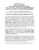 CAPITAL SOCIAL AUTORIZADO: RD$150,000,000.00 CAPITAL SUSCRITO Y PAGADO: RD$148,150,500.00
