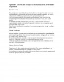 El Aprender a travez del cuerpo