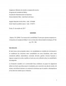 Ensayo sobre Tramas de la contabilidad