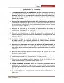 GUÍA PARA EL EXAMEN