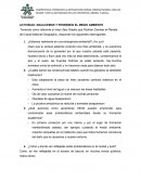 Actividad: Analicemos y pensemos el medio ambiente