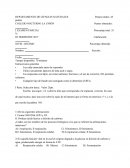 Examen parcial de ciencias naturales