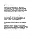 Desorganización social