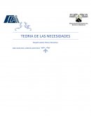 Como se da el Ensayo de la teoria de las necesidades