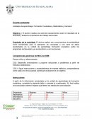 El alumno realiza una serie de razonamientos sobre el resultado de la actividad y analiza la importancia del trabajo transversal.