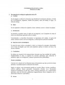 Filosofía de la Calidad Presentación de trabajo de aplicación de las 5S