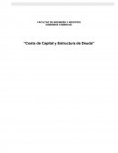 Costo de Capital y Estructura de Deuda