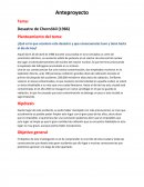 ¿Qué es lo que ocasiono este desastre y que consecuencias tuvo y tiene hasta el día de hoy?
