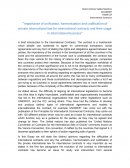 Importance of unification, harmonization and codification of private international law for international contracts and their usage in international business