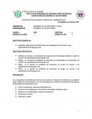 PLAN DE ESTUDIO VIGENTE A PARTIR DEL I SEMESTRE 2014
