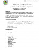 Mini Proyecto I: Fuente de corriente directa