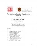 Tema de Politicas del Desarrollo