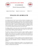 ENSAYO: IUS AD BELLUM