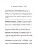 La educacion tiene sentido en un contexto