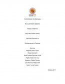 Administración de Empresas Reclutamiento del Personal