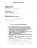 Ejemplo de Plan de tratamiento de un endoposte