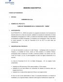 Linea de transmisión 60 Kv Chongoyape - Tumán