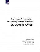 Índices de Frecuencia, Gravedad y Accidentabilidad
