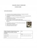 EVALUACIÓN LENGUAJE Y COMUNICACIÓN MI AMIGO EL NEGRO