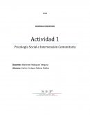 Como se da la Intervencion comunitaria