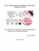 Diseño de una encuesta para conocer la satisfacción de los clientes de una empresa de lubricantes