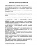 Administracion, aplicación y calificacion de los test