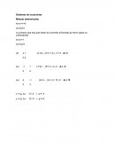 Sistemas de ecuaciones Método determinante