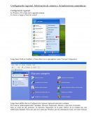 Configuración regional, Información de sistema y Actualizaciones automáticas en Windows XP