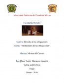 Temas: “Modalidades de las obligaciones”
