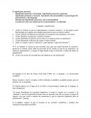 El significado personal.