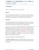 Trabajo: Ficha diagnóstica de las demandas