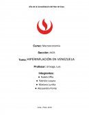 Hiper inflacion en venezuela