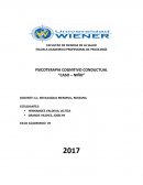 PSICOTERAPIA COGNITIVO CONDUCTUAL “CASO – NIÑO”