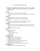 CUADERNILLO DE ACTIVIDADES. Identifique los planos y por cada plano indique un eje aplicando el análisis de movimiento