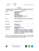 Actividad Determinación de las partes interesadas pertinentes y requisitos