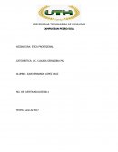 Etica Profesional. Comportamientos ético