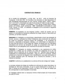 Contrato de trabajo para chofer de transporte interurbano: Transporte HVM SPA