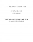 Actividad Enfoques por competencia: una vision de aprendizaje
