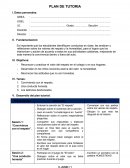PLAN DE TUTORIA “Convivimos con el respeto”