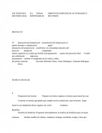 EJE TEMÁTICO	H.I.	TEMAS	OBJETIVOS ESPECIFICOS	ACTIVIDADES Y METODOLOGIA	REPONSABLES	RECURSOS. Página 1