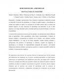 DIMENSIONES DEL APRENDIZAJE MANUAL PARA EL MAESTRO