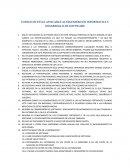 CODIGO DE ETCIA APLICABLE AL INGENIERO EN INFORMATICA Y DESARROLLO DE SOFTWARE