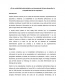 Es la contabilidad administrativa una herramienta útil para desarrollar la competitividad de las empresas