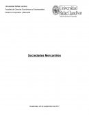 Ensayo de la Sociedad Derecho Mercantil Guatemala