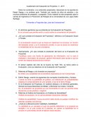 Cuestionario de Evaluación de Proyectos. V - 2017