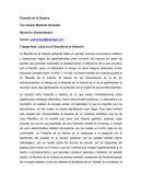 Trabajo final: ¿Qué es la Filosofía de la Historia?