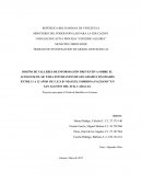 DISEÑO DE TALLERES DE INFORMACIÓN PREVENTIVA SOBRE EL ACOSO ESCOLAR PARA ESTUDIANTES DE 6TO GRADO CON EDADES ENTRE 11 A 13 AÑOS DE U.E.N.B “MANUEL FOMBONA PACHANO” EN SAN AGUSTIN DEL SUR- CARACAS