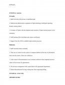 S.W.O.T. Analysis Strengths